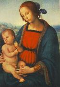PERUGINO, Pietro Madonna with Child af oil painting reproduction